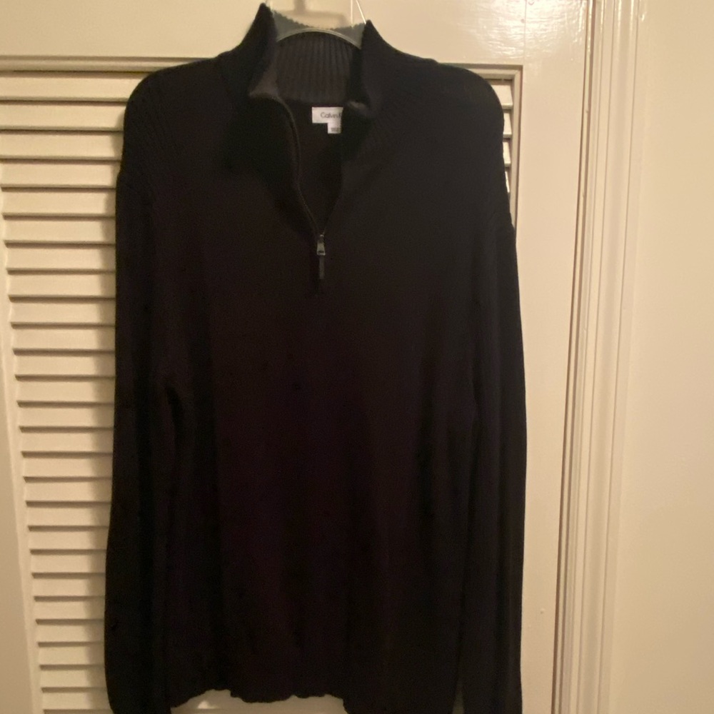 Calvin Klein Sweater with Zipper, Size L